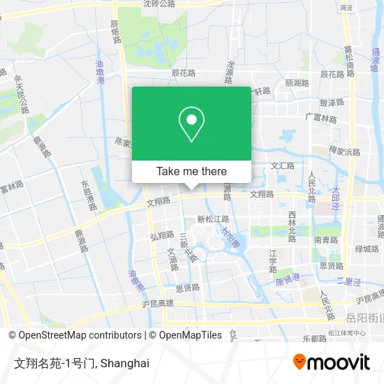 文翔名苑-1号门 map