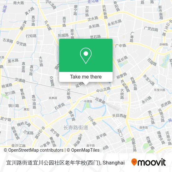 宜川路街道宜川公园社区老年学校(西门) map