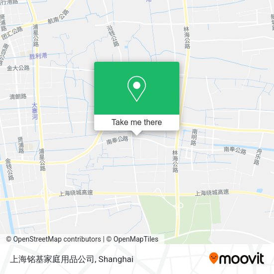 上海铭基家庭用品公司 map