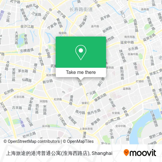上海旅途的港湾普通公寓(淮海西路店) map