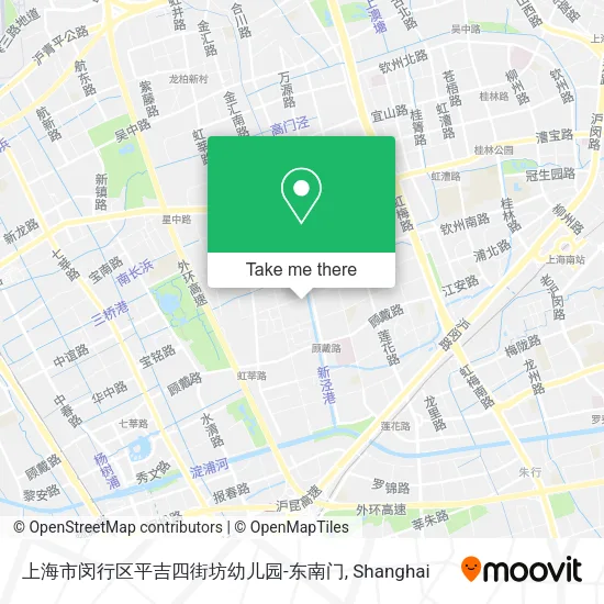 上海市闵行区平吉四街坊幼儿园-东南门 map