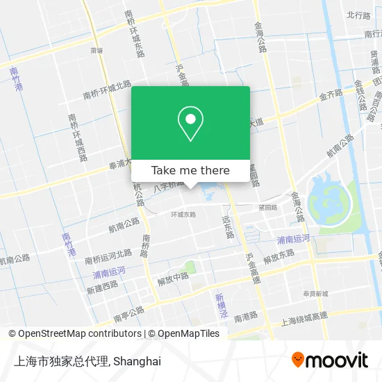 上海市独家总代理 map