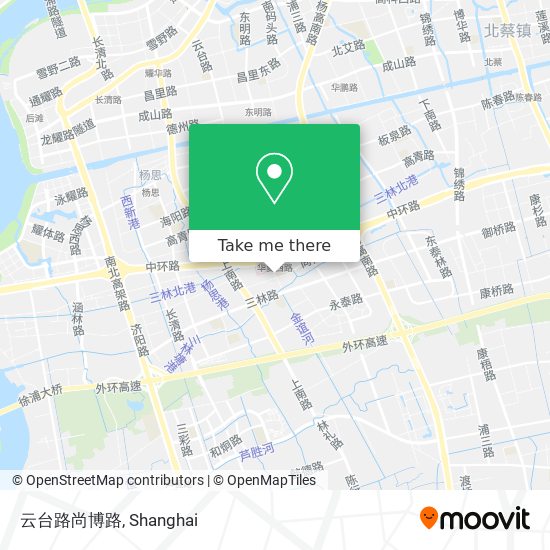 云台路尚博路 map