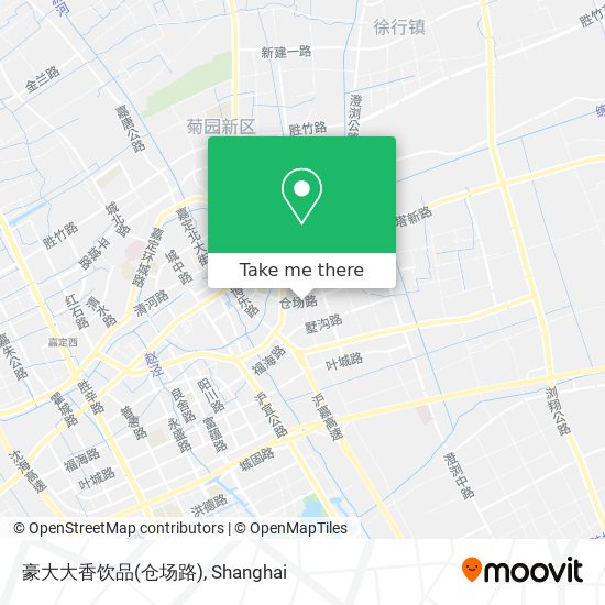 豪大大香饮品(仓场路) map