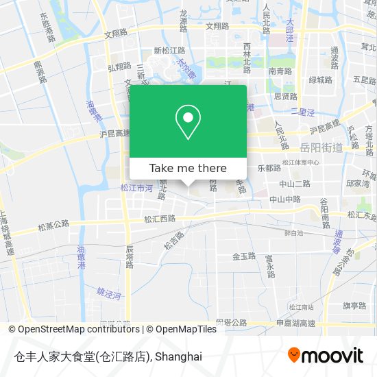 仓丰人家大食堂(仓汇路店) map