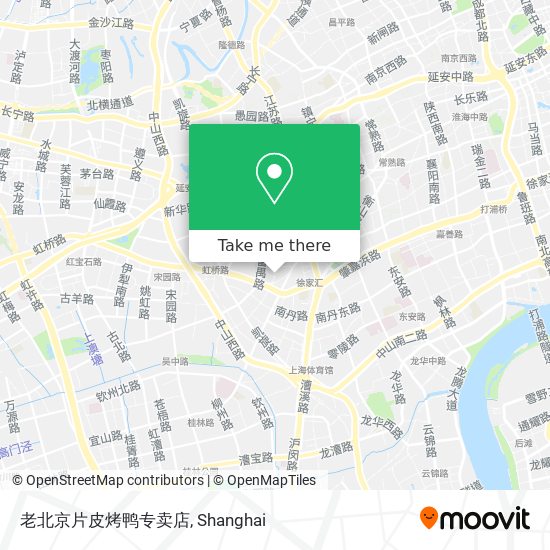 老北京片皮烤鸭专卖店 map