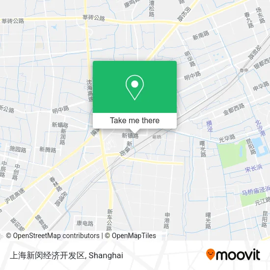上海新闵经济开发区 map