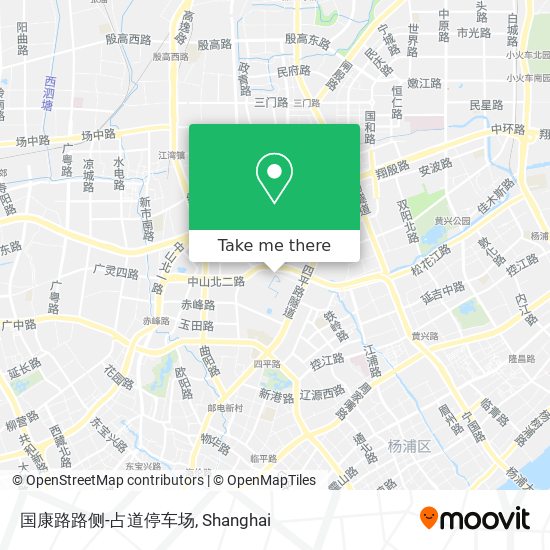 国康路路侧-占道停车场 map