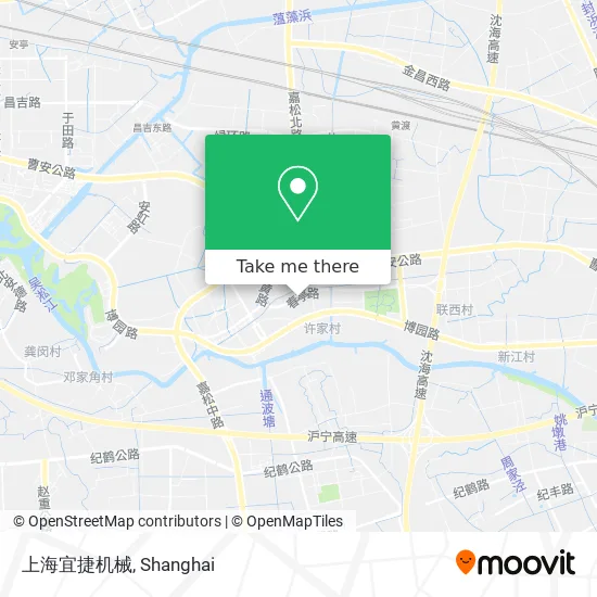 上海宜捷机械 map