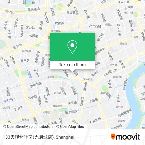 33天现烤吐司(光启城店) map