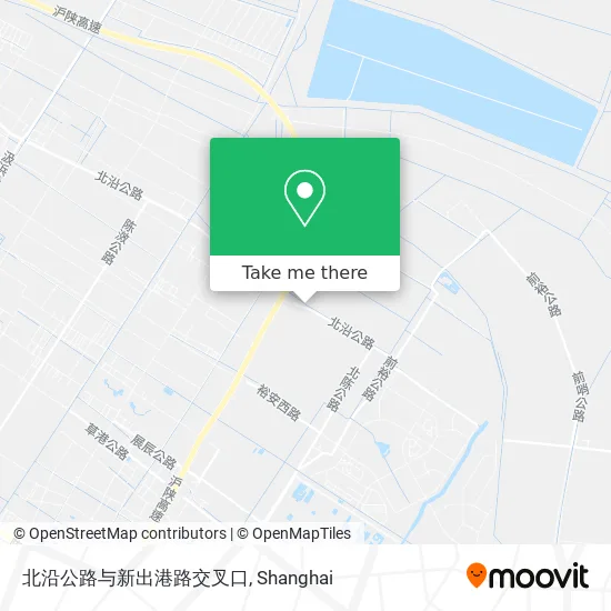 北沿公路与新出港路交叉口 map