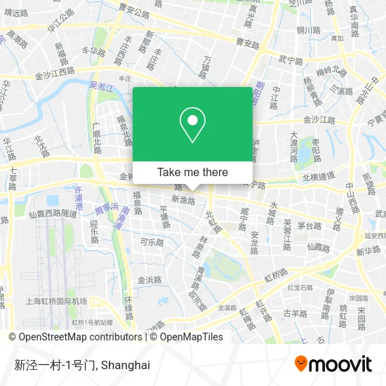 新泾一村-1号门 map