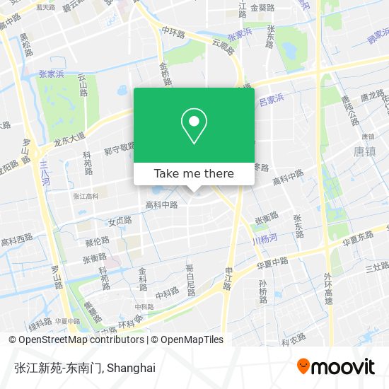张江新苑-东南门 map