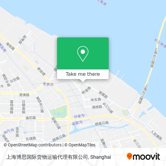 上海博思国际货物运输代理有限公司 map