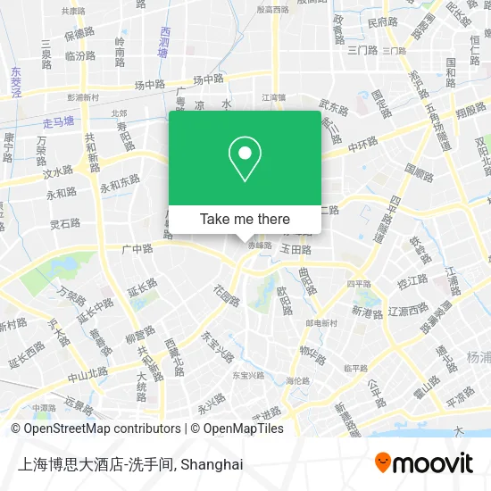上海博思大酒店-洗手间 map