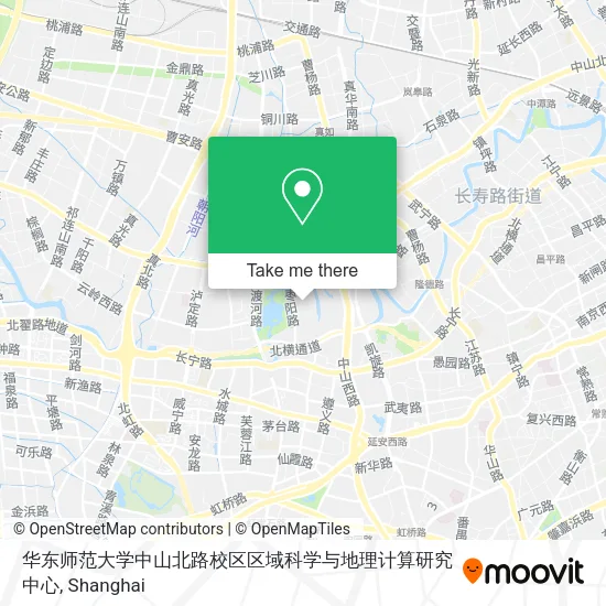 华东师范大学中山北路校区区域科学与地理计算研究中心 map