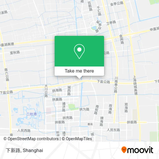 下新路 map
