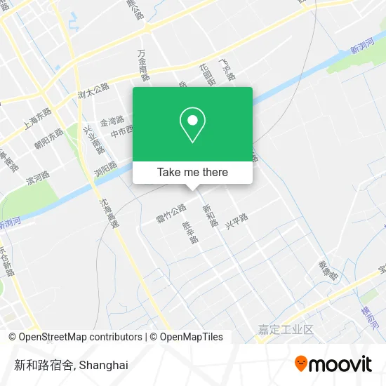 新和路宿舍 map