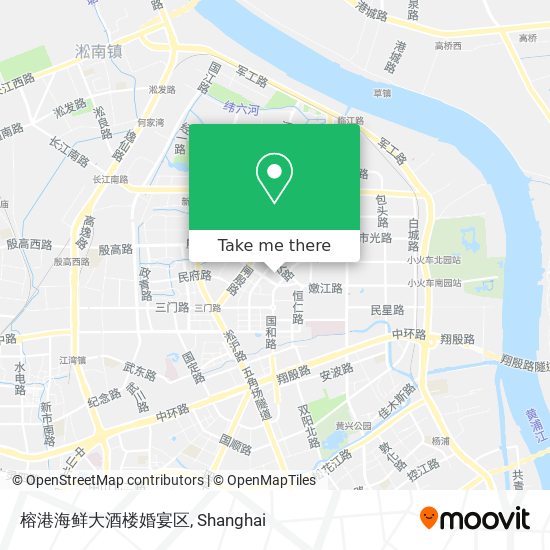 榕港海鲜大酒楼婚宴区 map