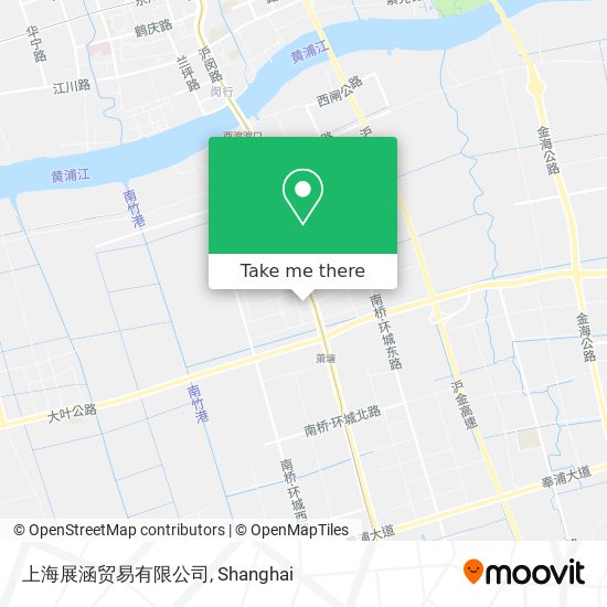 上海展涵贸易有限公司 map