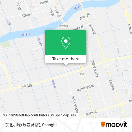 东北小吃(展发路店) map