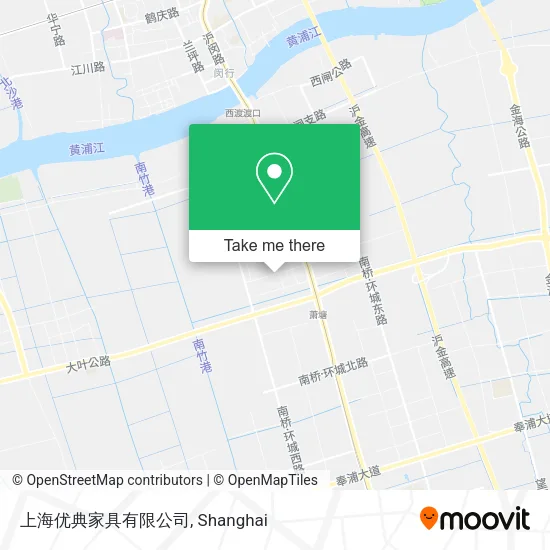 上海优典家具有限公司 map