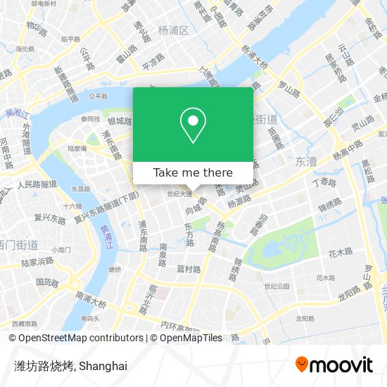 潍坊路烧烤 map