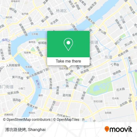 潍坊路烧烤 map