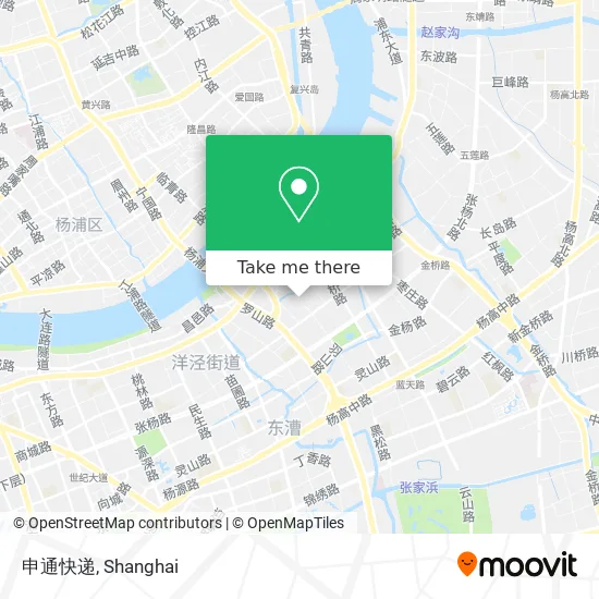 申通快递 map