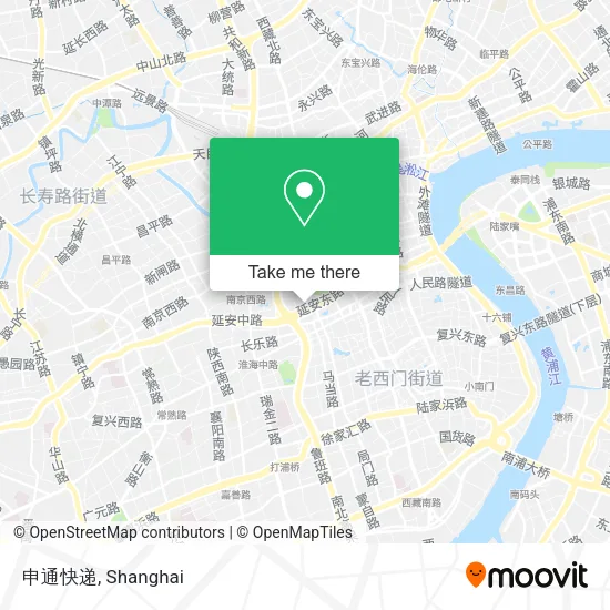 申通快递 map