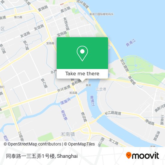 同泰路一三五弄1号楼 map