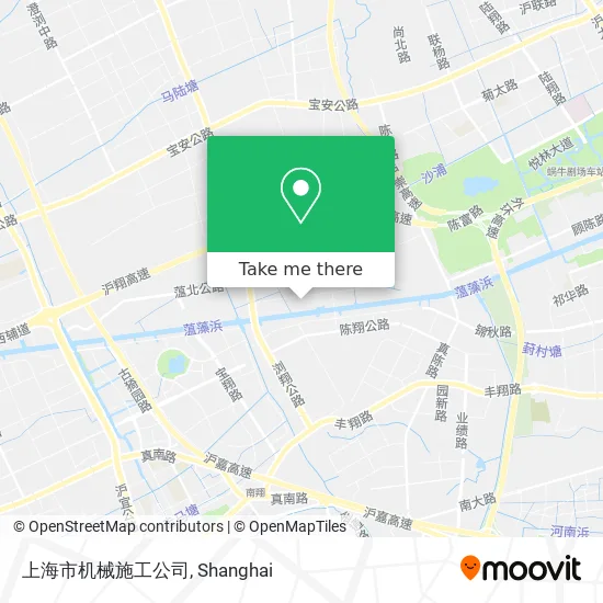 上海市机械施工公司 map