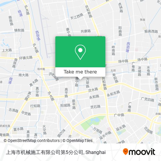 上海市机械施工有限公司第5分公司 map