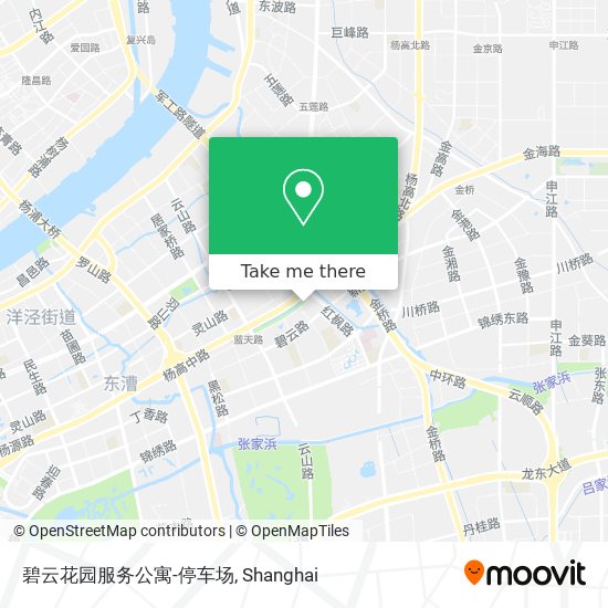 碧云花园服务公寓-停车场 map