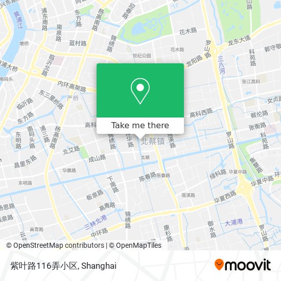 紫叶路116弄小区 map