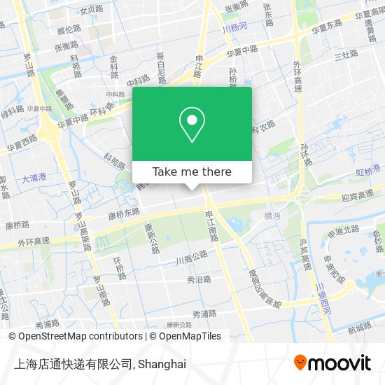 上海店通快递有限公司 map