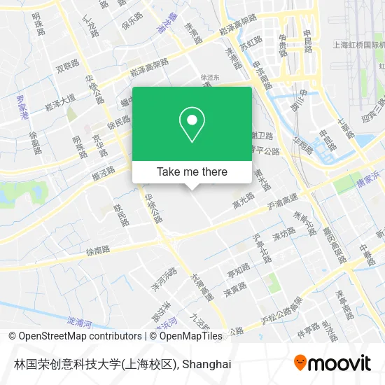林国荣创意科技大学(上海校区) map