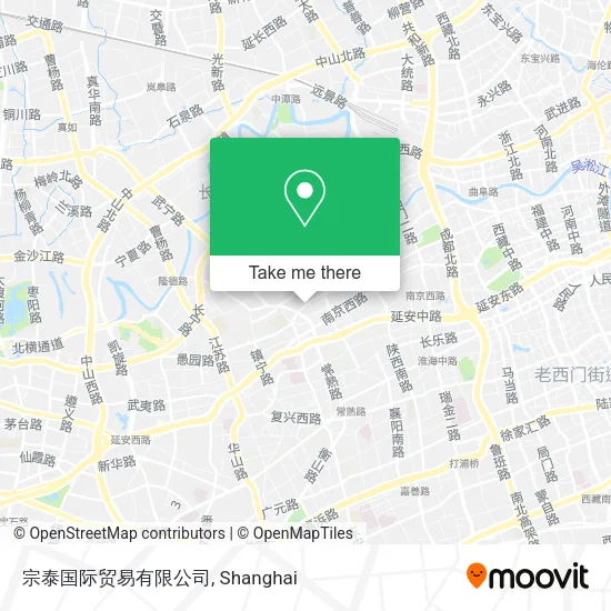 宗泰国际贸易有限公司 map
