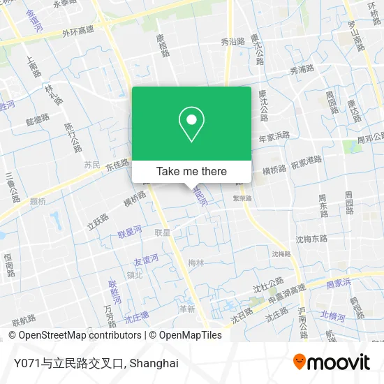 Y071与立民路交叉口 map