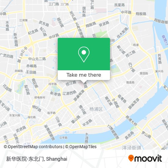 新华医院-东北门 map