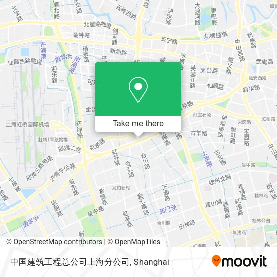 中国建筑工程总公司上海分公司 map