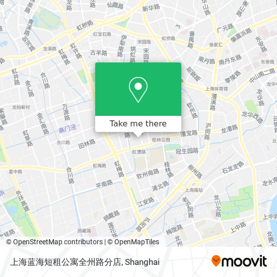 上海蓝海短租公寓全州路分店 map