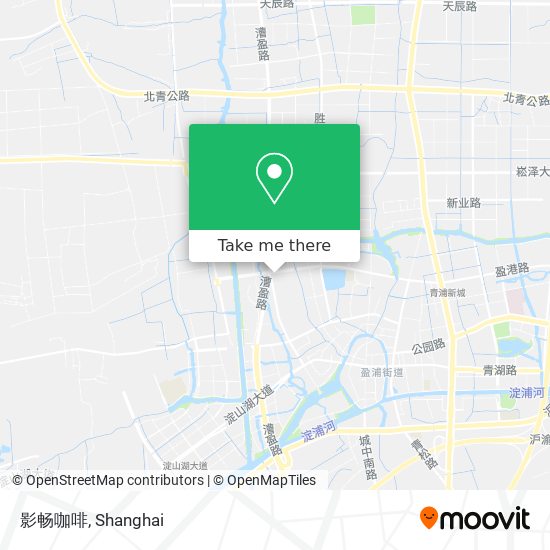 影畅咖啡 map
