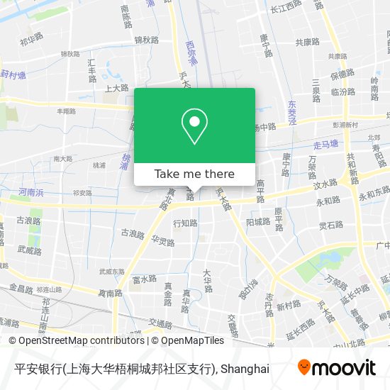 平安银行(上海大华梧桐城邦社区支行) map
