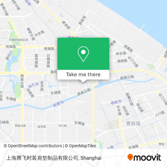 上海腾飞时装肩垫制品有限公司 map
