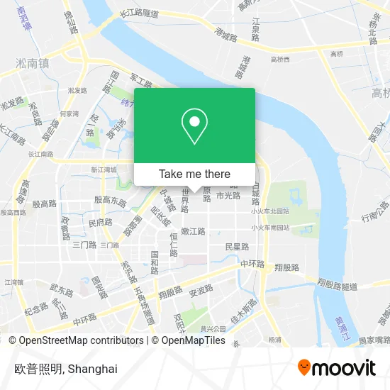 欧普照明 map