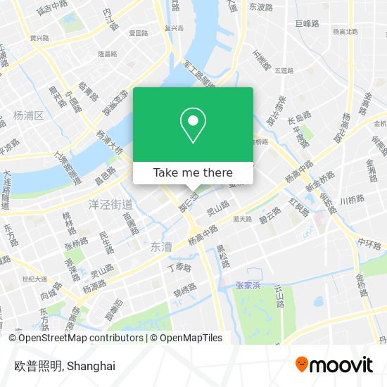 欧普照明 map