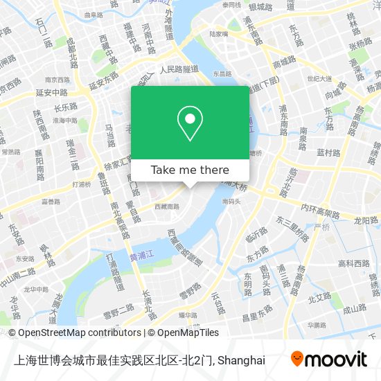 上海世博会城市最佳实践区北区-北2门 map