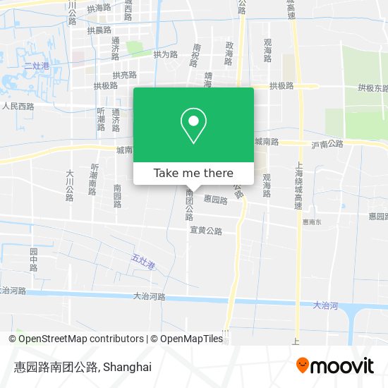 惠园路南团公路 map