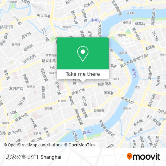 思家公寓-北门 map
